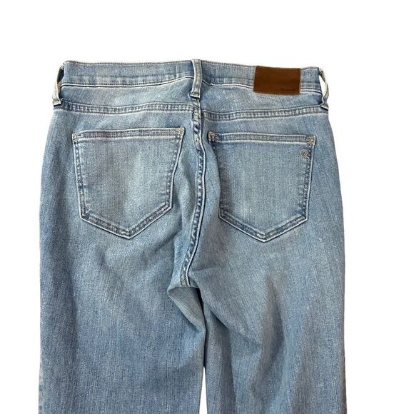 madewell Sz 25 9" High-Rise Skinny Crop Jeans: Button-Front Edition - Picture 6 of 8